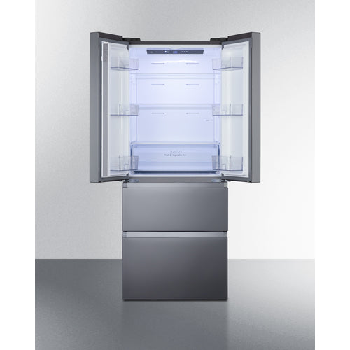 Summit 27.5" Wide French Door Refrigerator-Freezer