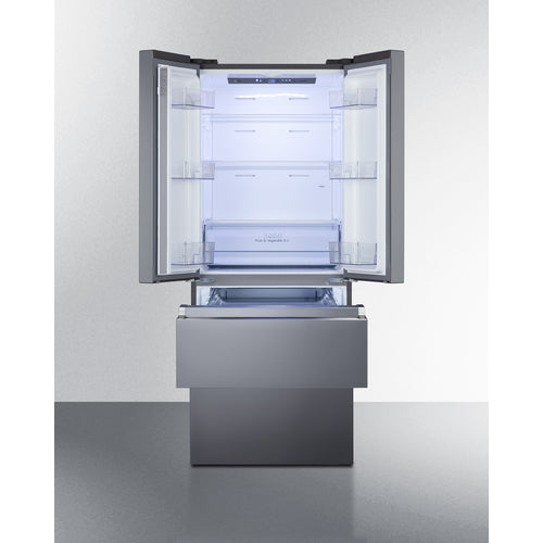 Summit 27.5" Wide French Door Refrigerator-Freezer