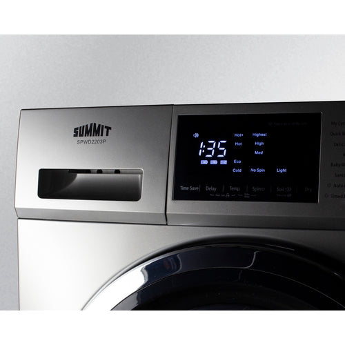 Summit 24" Wide 115V Washer/Dryer Combo