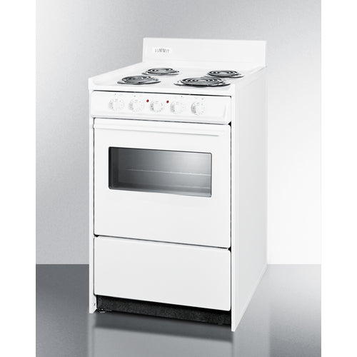 Summit 20" Wide Electric Coil Top Range