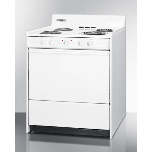 Summit 30" Wide Electric Coil Top Range