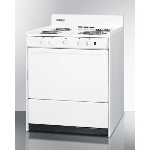 Summit 30" Wide Electric Coil Top Range