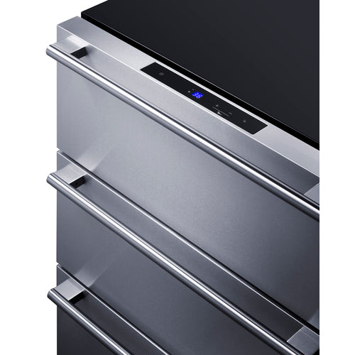 Summit 24" Wide Built-In 3-Drawer All-Refrigerator