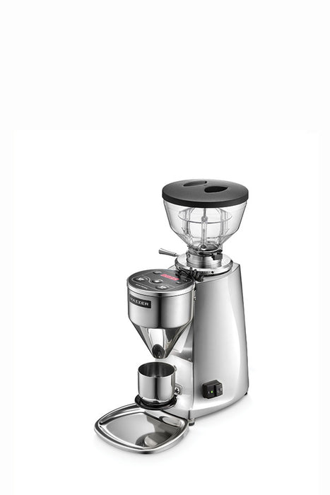 Mazzer Mini Filter Polished Aluminum Coffee Grinder