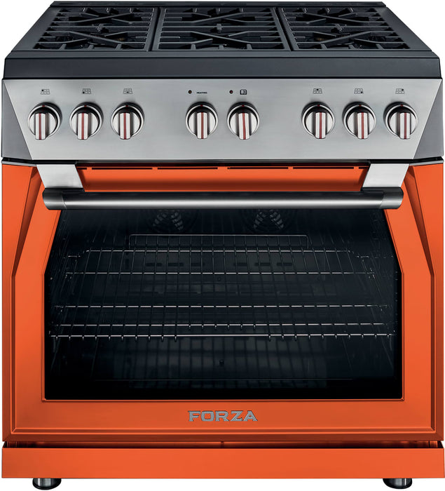 Forza 36 Inch Pro-Style Freestanding Gas Range with 6 Sealed Burner