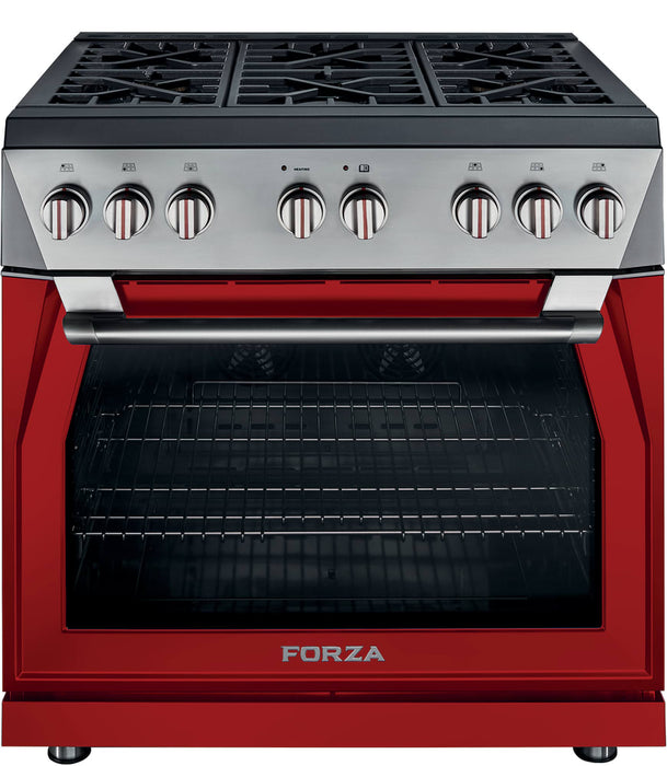 Forza 36 Inch Pro-Style Freestanding Gas Range with 6 Sealed Burner